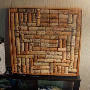 Handmade Wine Corkboard